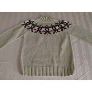 Womens Vtg Pendleton Sweater Cream Southwestern Tribal Aztec Jacket Petite S